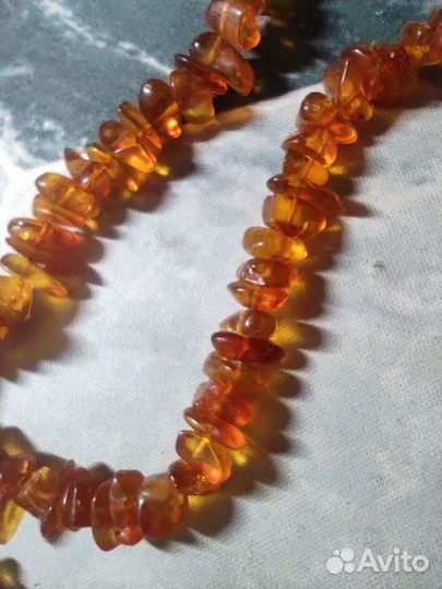 Янтарные бусы натуральные СССР