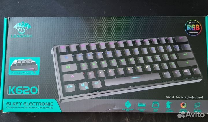 Игровая клавиатура с подсветкой Leaven K620