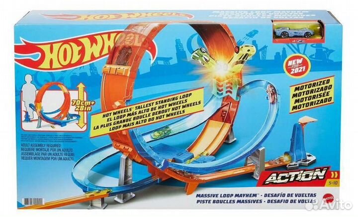 Гигантская петля HOT wheels