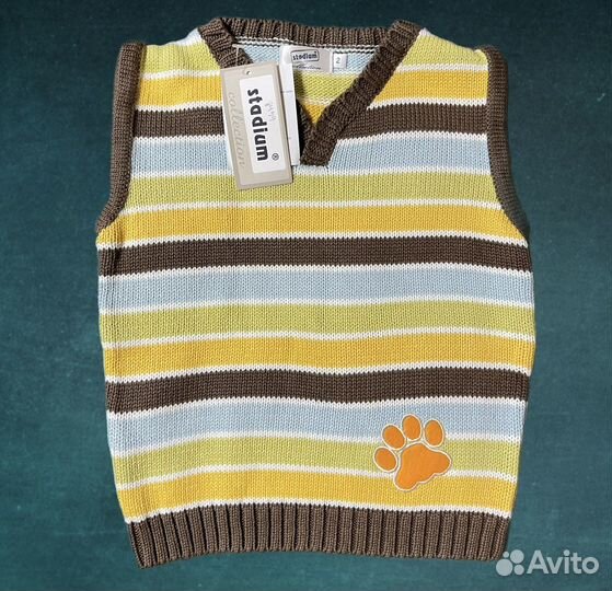 Безрукавка новая детская 80 86 92 хлопок