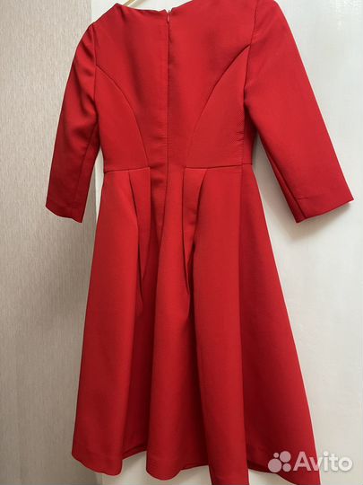Платье красное