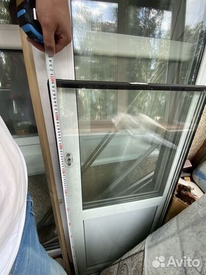 Балконный блок с дверью 121 серия