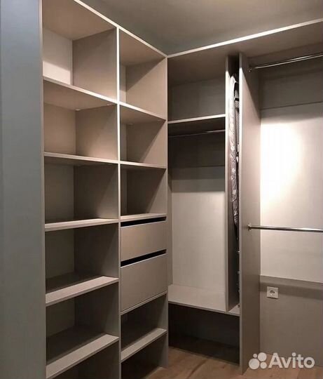 Гардеробная на заказ за короткий срок