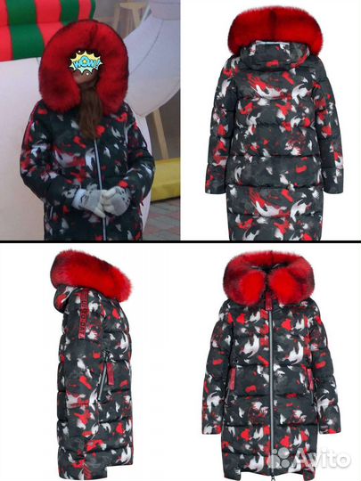 Пальто для девочки 140