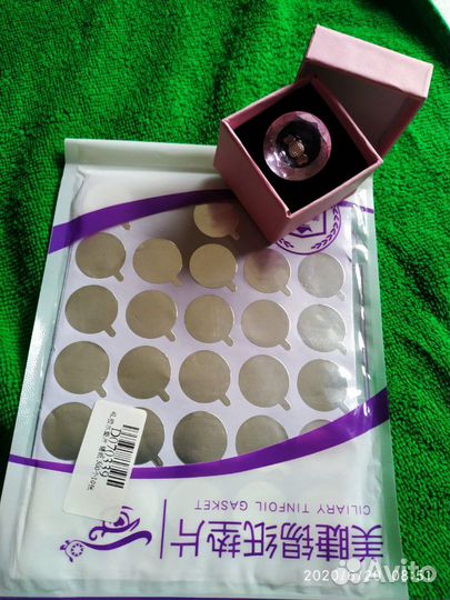 Набор кольцо, фольга 300 шт для наращивания ресниц