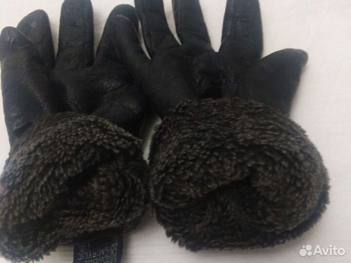 Перчатки женские кожаные 7 размер