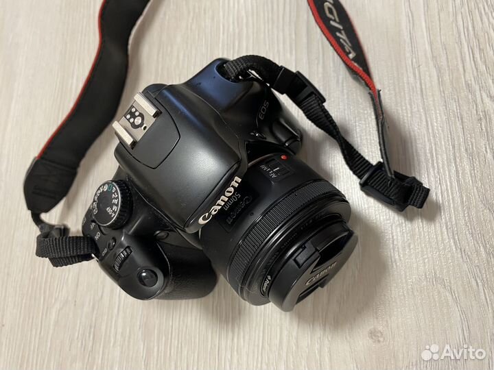 Зеркальный фотоаппарат canon 450d + объектив