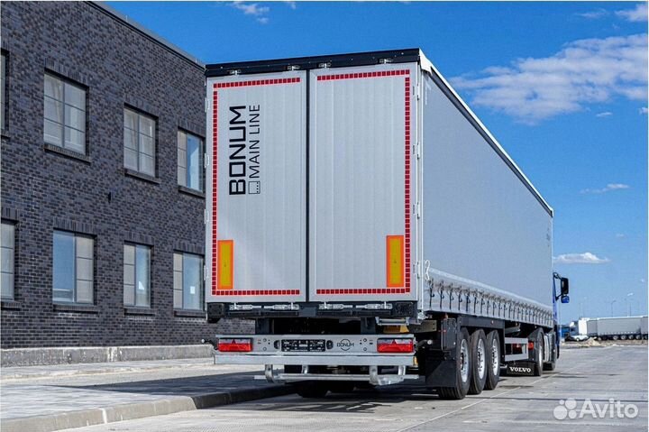 Полуприцеп шторный Bonum 914296-04, 2023