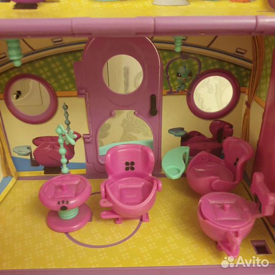 Littlest Pet Shop самолет,автобус/машинка