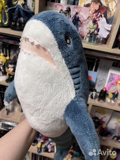 Игрушка мягкая акула (как из Икеи)