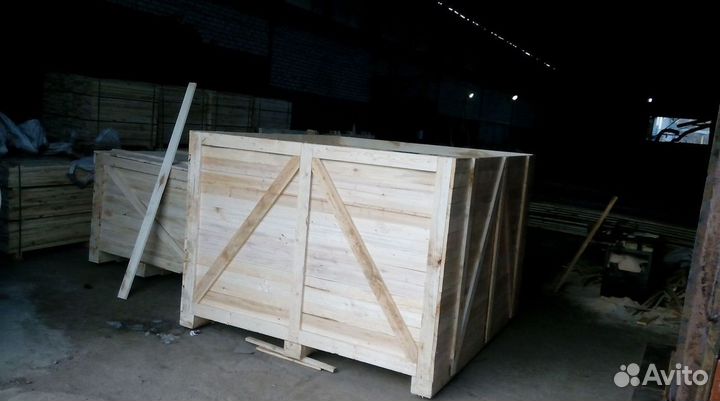 Ящик деревянный, транспортировочная тара