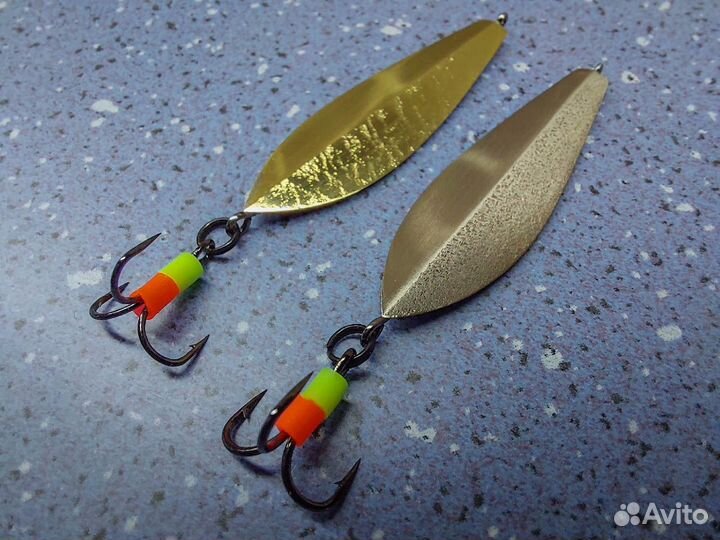 Зимние блесны ручной работы на окуня. Набор