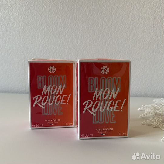 Духи MON rouge ив роше yves rocher