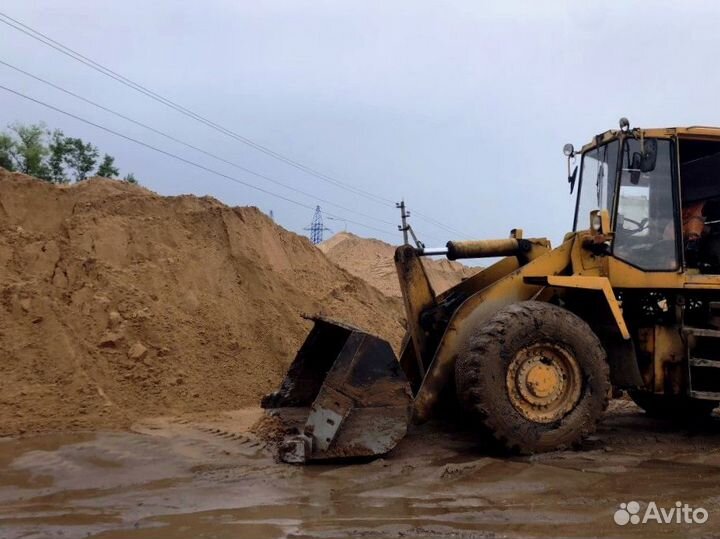 Песок карьерный доставка