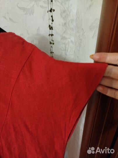 Платье женское льняное 58-60 размера