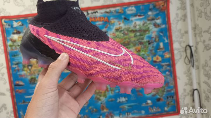 Бутсы nike phantom gx hyper pink