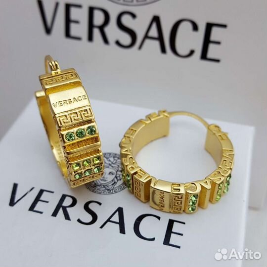 Серьги Versace
