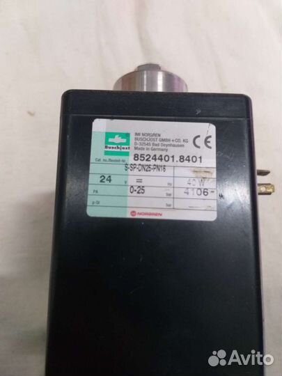 Клапан buschjost/norgren 8524401.8401 S-SP-DN25
