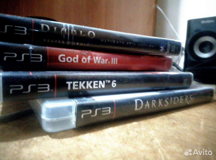 Sony PS3 Slim 4 игры