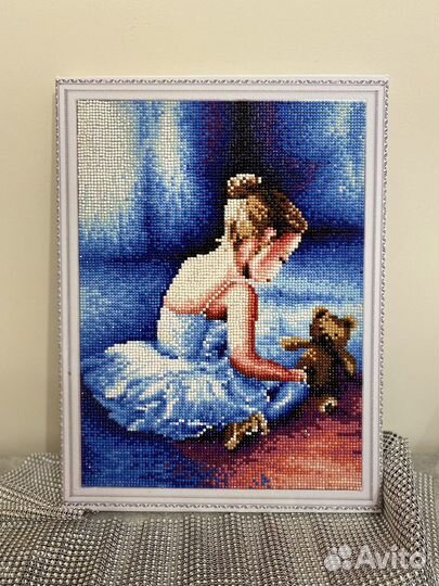 Картина алмазная мозайка балерина