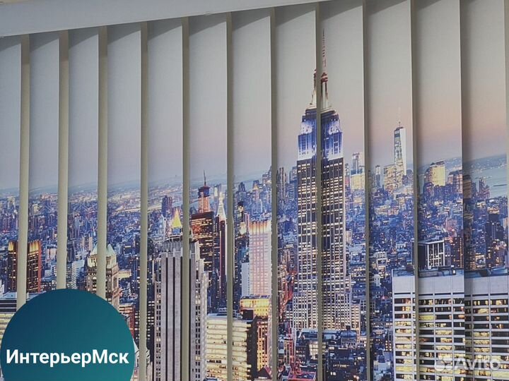 Вертикальные жалюзи с фотопечатью под ключ