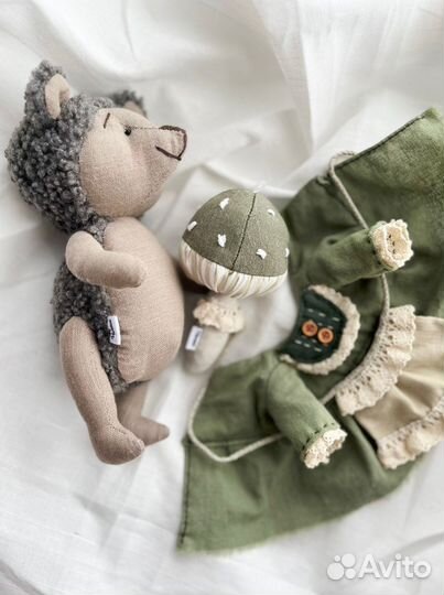 Игрушка ежик ручная работа