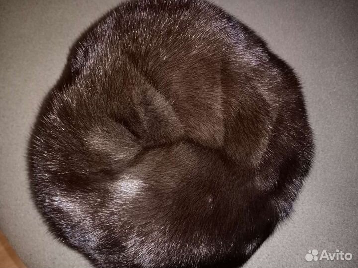 Шапка норковая (бирет)