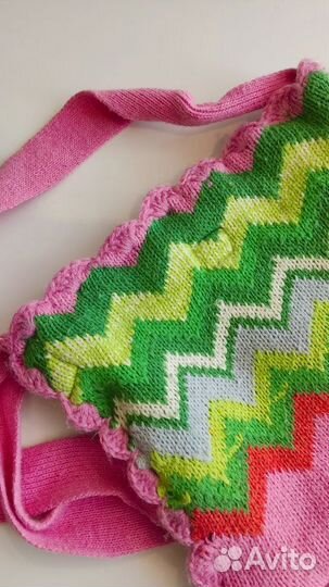 Вязаная сумка для девочки