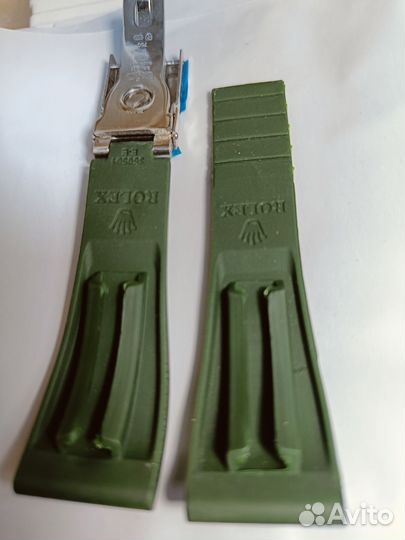 Ремешок 22 мм, зеленый, подходит для часов Rolex