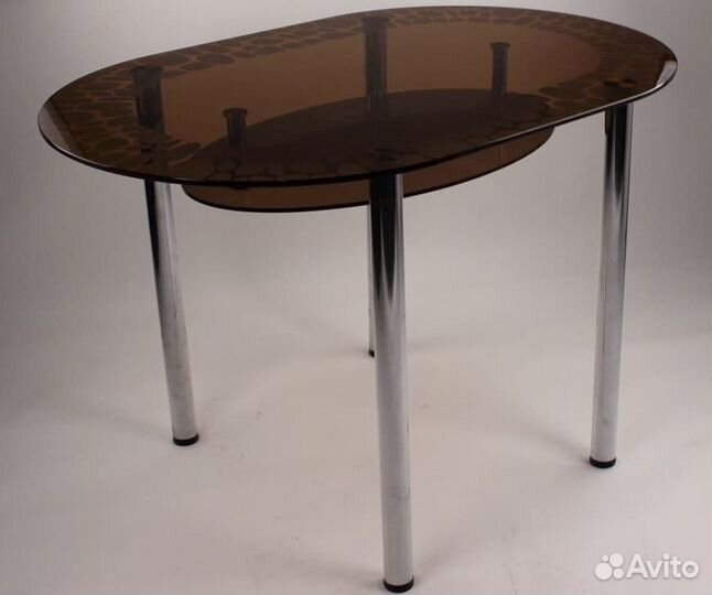 Стеклянная столешница на заказ