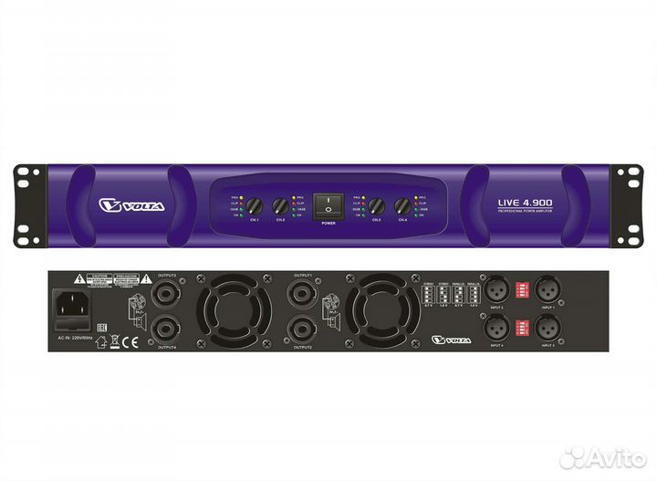 Volta live 4.900 Усилитель мощности 4х канальный