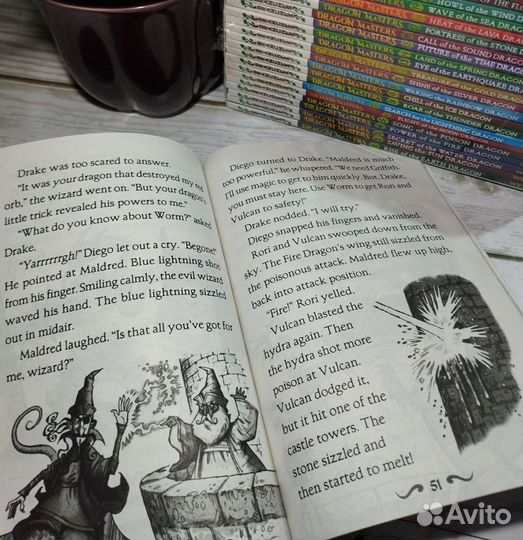 Детские английские книги Dragon Masters