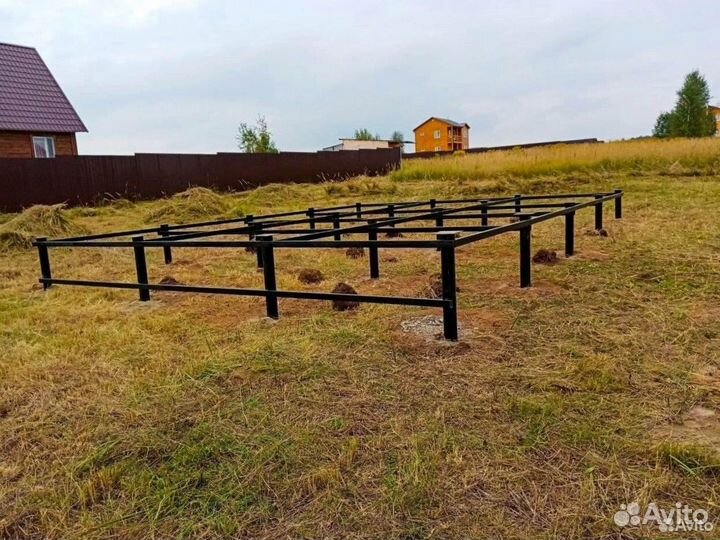 Установка винтовых свай