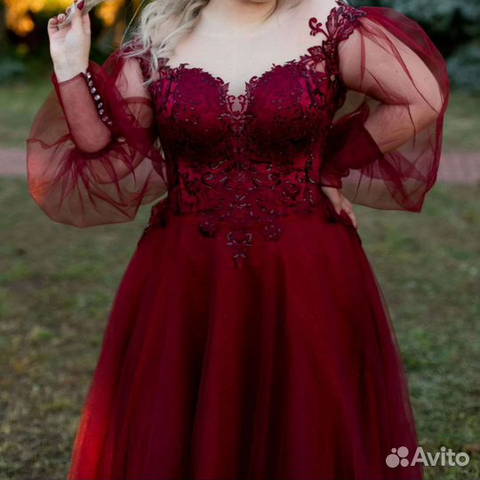 Вечернее платье на выпускной 52 54