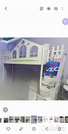 Детская Кровать домик