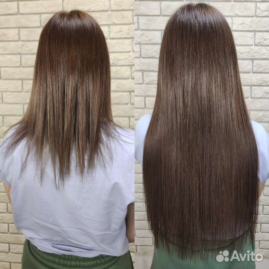 Наращивание волос микро капсулами