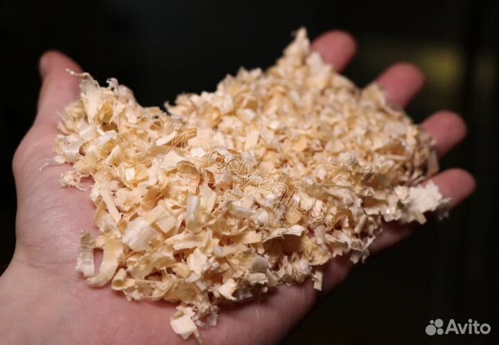 Древесная стружка в брикетах