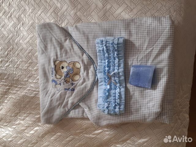 Конверт одеяло на выписку осень-весна