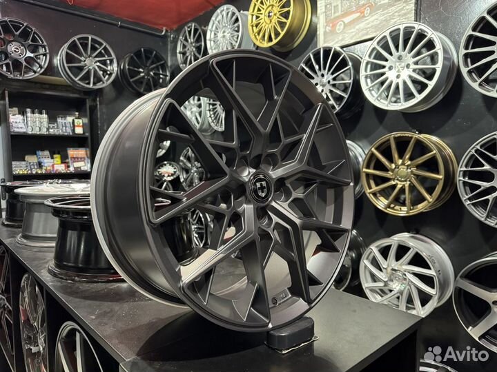 Диски литые HRE 5929 4x100 r18 серая паутина