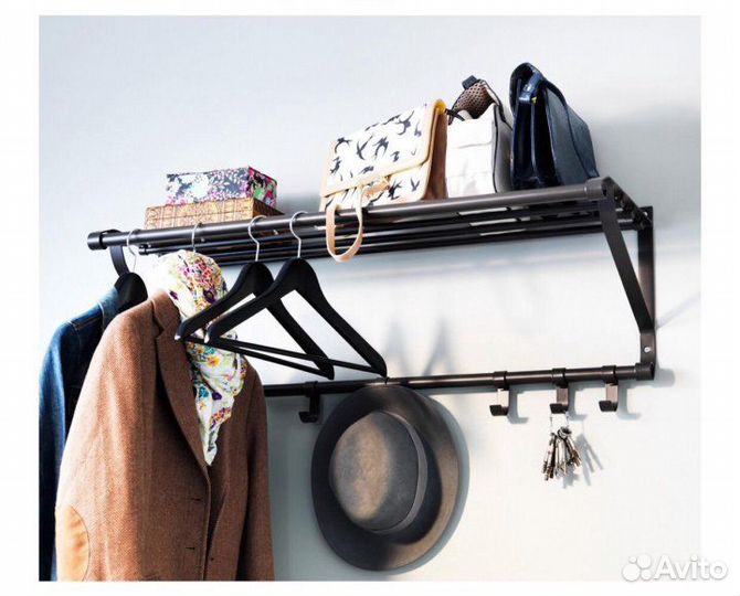 Вешалка, крючки Портис IKEA в комплекте