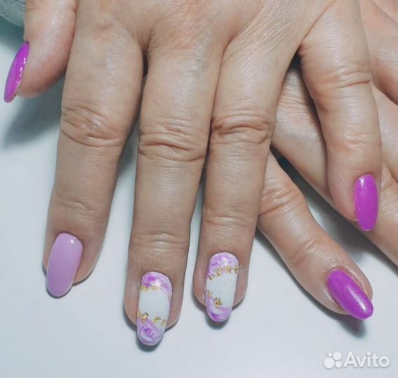 Маникюр/педикюр/наращивание ногтей на дому