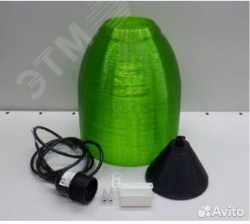 Светильник TC RD PS E27 F013 T204 GN000 BK 175 phi