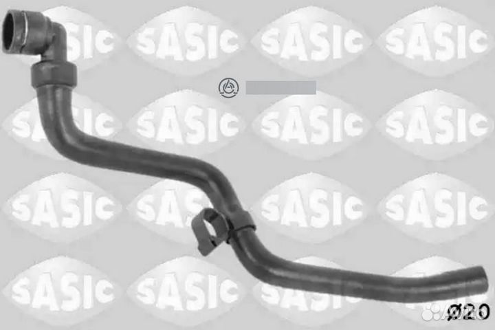 Sasic 3406332 Патрубок сист.охл.opel astra J (P10) 1.4 12.09-10.15