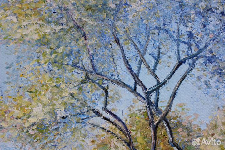 Картина маслом по мотиву Моне