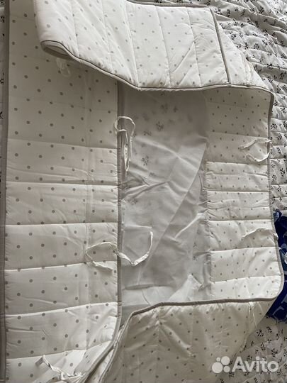 Бортики в кроватку икея