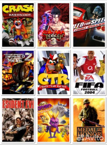 Игры Playstation 1-2, Xbox 360