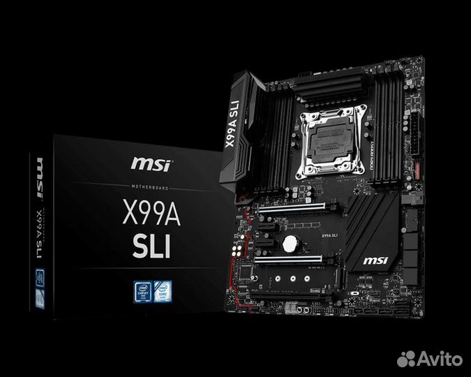 Плата MSI x99a sli. Socket 2011v3