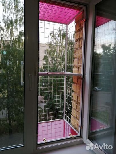 Балкон для кошек, кошкин балкон,антикошка