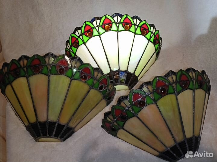 Светильники комплект в стиле Тиффани, бра Tiffany