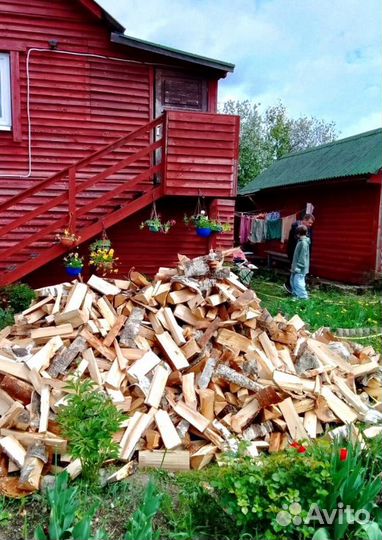 Дрова в укладку любого объема Березовые в Выборге